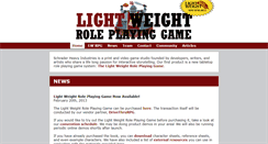 Desktop Screenshot of lightweightrpg.com